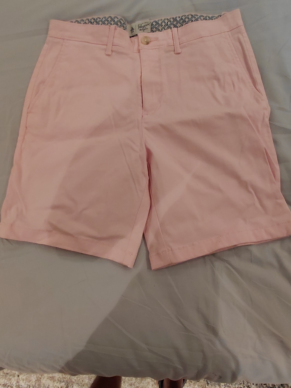 Original Penguin Light Pink Flat Front Men’s Shorts